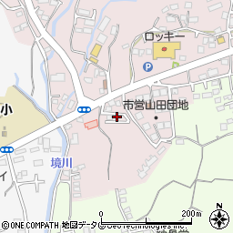 熊本県玉名市山田2198-10周辺の地図