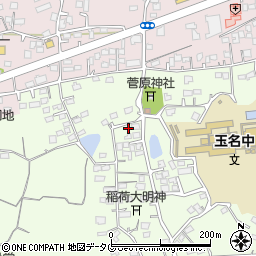 熊本県玉名市中尾248-2周辺の地図
