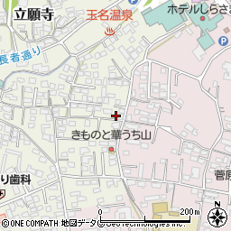 熊本県玉名市立願寺30周辺の地図