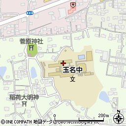 熊本県玉名市中尾380周辺の地図