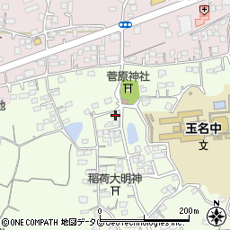 熊本県玉名市中尾248-3周辺の地図