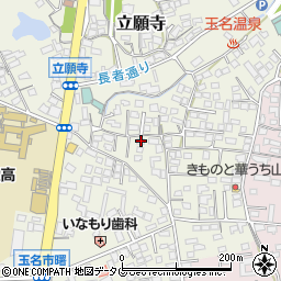 熊本県玉名市立願寺98-1周辺の地図