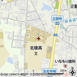 熊本県玉名市立願寺247周辺の地図