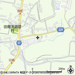 熊本県菊池市泗水町田島2132周辺の地図