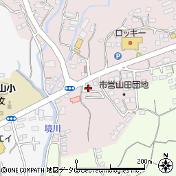 熊本県玉名市山田2198-6周辺の地図