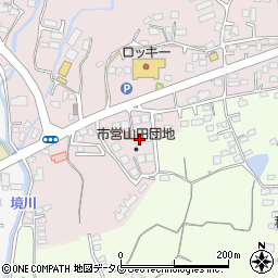 熊本県玉名市山田2156周辺の地図