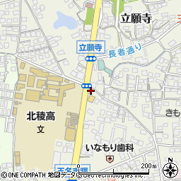 熊本県玉名市立願寺180周辺の地図