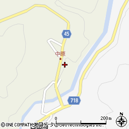 大分県豊後大野市清川町伏野1251周辺の地図