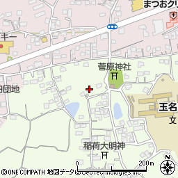 熊本県玉名市中尾312周辺の地図