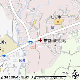 熊本県玉名市山田2200周辺の地図