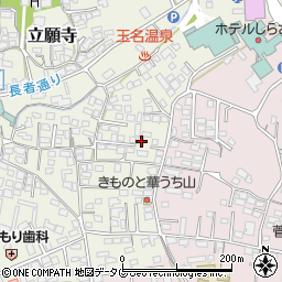 熊本県玉名市立願寺32周辺の地図
