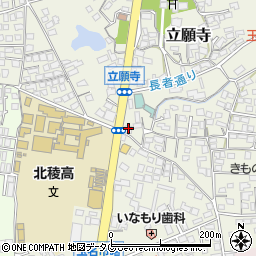 熊本県玉名市立願寺314周辺の地図
