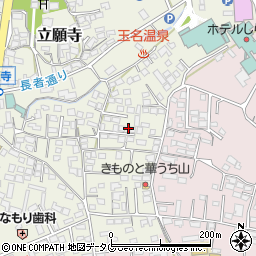 熊本県玉名市立願寺33周辺の地図