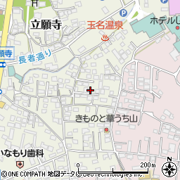 熊本県玉名市立願寺33-4周辺の地図