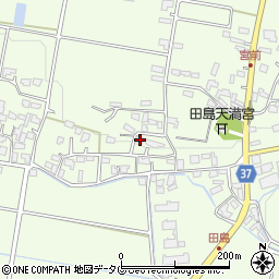 熊本県菊池市泗水町田島1851周辺の地図