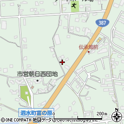 熊本県菊池市泗水町吉富3154周辺の地図