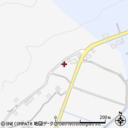 熊本県阿蘇市的石961周辺の地図
