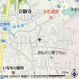 熊本県玉名市立願寺34周辺の地図