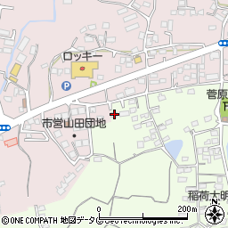 熊本県玉名市中尾52-3周辺の地図