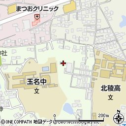 熊本県玉名市中尾514周辺の地図