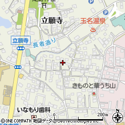 熊本県玉名市立願寺87周辺の地図