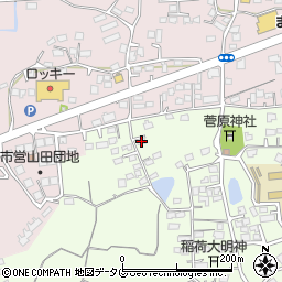 熊本県玉名市中尾321周辺の地図