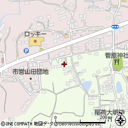 熊本県玉名市中尾54周辺の地図