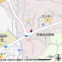 熊本県玉名市山田2147-1周辺の地図