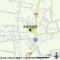 田島天満宮周辺の地図