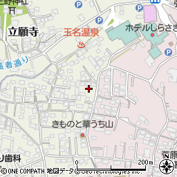 熊本県玉名市立願寺36周辺の地図