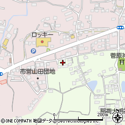熊本県玉名市中尾52周辺の地図