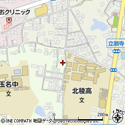 熊本県玉名市中尾525-1周辺の地図