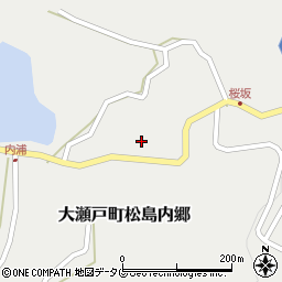 長崎県西海市大瀬戸町松島内郷1996周辺の地図