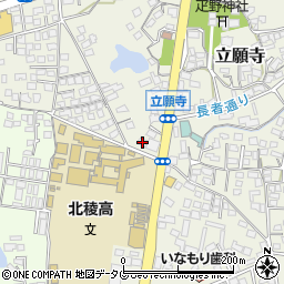 熊本県玉名市立願寺307周辺の地図