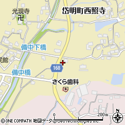 熊本県玉名市岱明町西照寺209-1周辺の地図