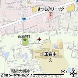熊本県玉名市中尾342周辺の地図