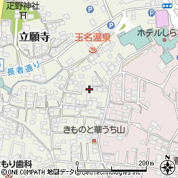 熊本県玉名市立願寺37-4周辺の地図