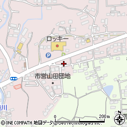 熊本県玉名市山田2061周辺の地図