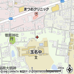 熊本県玉名市中尾348周辺の地図