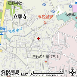 熊本県玉名市立願寺35周辺の地図