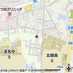 熊本県玉名市中尾527周辺の地図