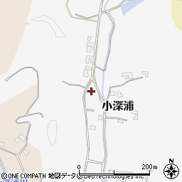 高知県宿毛市小深浦周辺の地図