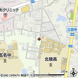 熊本県玉名市中尾525周辺の地図