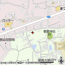 熊本県玉名市中尾322-2周辺の地図