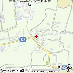 熊本県菊池市泗水町田島2402周辺の地図