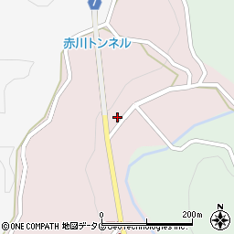 大分県豊後大野市緒方町下徳田624周辺の地図