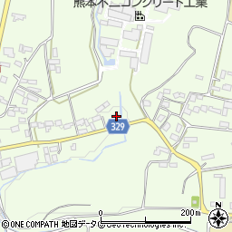 熊本県菊池市泗水町田島2106周辺の地図