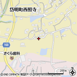 熊本県玉名市岱明町西照寺495周辺の地図
