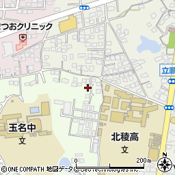 熊本県玉名市中尾528周辺の地図