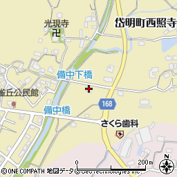 熊本県玉名市岱明町西照寺219周辺の地図